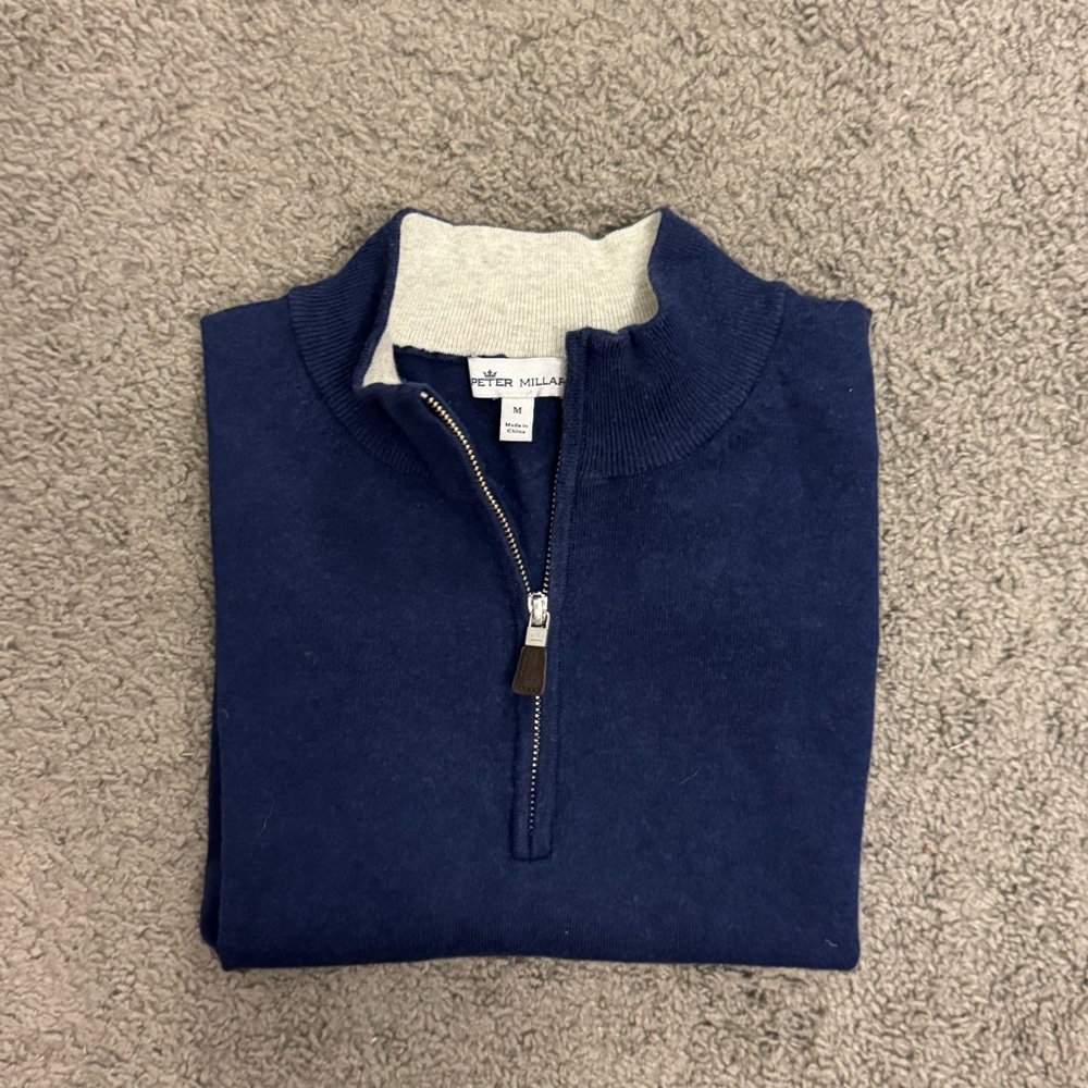 Peter Millar Men's Navy Sweater Vest